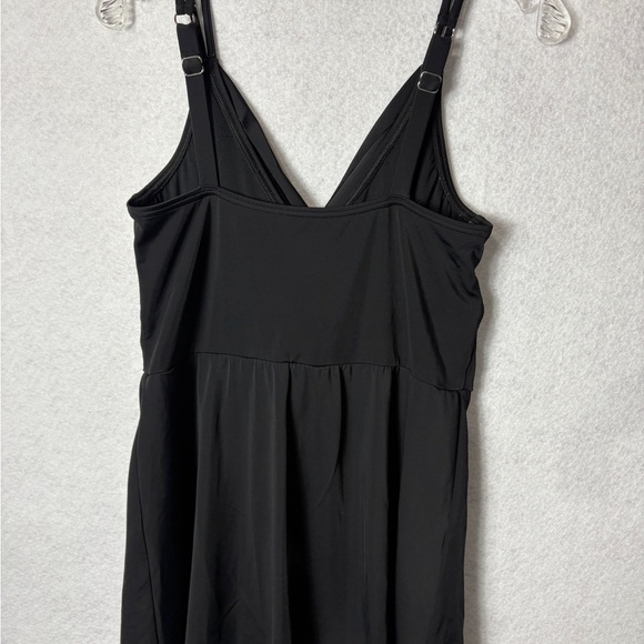 Land’s End Black One Piece Swimsuit Size M 10-12 - Picture 2 of 2